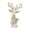 White, variant on Vintage Resin Deer Head Sculpture 40cm Tall Antler Stag Bust Figurine Wall Table Decor Ornament Modern Abstract Animal Statue Home Living Room Entryway Office Display Collectible Gift
