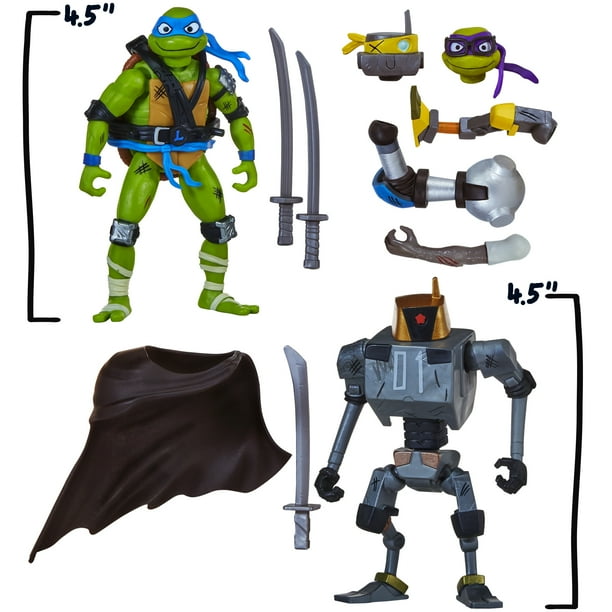 Mutations Mix & Match Leonardo vs. Mechazoid 2-Pack - TMNT