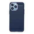 thumbnail image 1 of PANDACO Étui en Métal Brossé Bleu Marine pour iPhone 14 Pro Max, 1 of 4