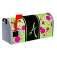 thumbnail image 2 of Monogram Peppy Pink Glow In The Dark Magnetic Mailbox Cover - A, 2 of 2