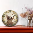 thumbnail image 2 of 10 Inch Cute Sloth Clock Silent Round Wall Clock Non Ticking Battery Device Clocks Creative Decoration Wall Clock for Living Room Bedroom Office Kitchen, 2 of 6