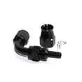 thumbnail image 5 of 12FT AN6 SS Braided Line+8PCS AN6 BLACK Swivel PTFE Hose End Fitting COMBO 12FT AN6 SS Braided Line+8PCS AN6 BLACK Swivel PTFE Hose End Fitting COMBO, 5 of 7