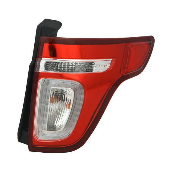 KAI New CAPA Certified Standard Replacement Passenger Side Tail Light Assembly, Fits 2011-2015 Ford Explorer