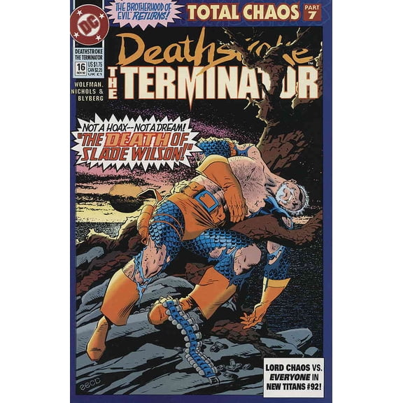 Deathstroke the Terminator #16 VF ; DC Comic Book