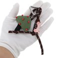 thumbnail image 5 of Unique Bargains 1 Pc Handbag Charm Cute Rope Handbag Accessories Dark Brown Green Black, 5 of 6