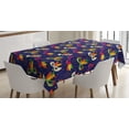 thumbnail image 1 of Ambesonne New Orleans Tablecloth Rectangular Table Cover, Carnival, 60"x84", Multicolor, 1 of 3