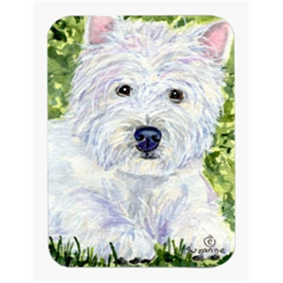 Westie Mouse Pad & Hot Pad Or Trivet