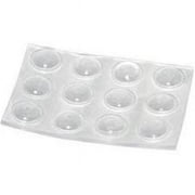 TG 0.37 in. Clear Bumpers - Pack of 12