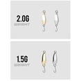 thumbnail image 3 of 28Pcs Fishing Metal Spinner Lures Hard Metal Spinner Bait Kit With A Plastic Box, 3 of 10