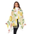 thumbnail image 3 of FORMRS Womens Scarf Winter Soft Long Big Warm Shawls Wrap Tassel Scarves, Candy Lemon, 3 of 9
