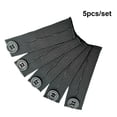 thumbnail image 4 of Bearachild Banda para el vientre Pantalones de maternidad cómodos Extensor de elasticidad Cintura ajustable Rectángulo Pantalones lavables Tela de costura y artesanía negro, 4 of 6