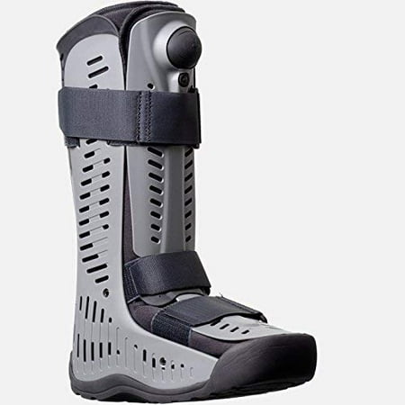 Stress Fracture Boot Ossur Rebound Air Walker Boot High Top (Large) with Compression Adjustable Comfortable Straps and Air Pump Rocker Bottom Ventilated Panels for Ankle Sprains Fractures Tendon Ligament Post-Op Rehab ()