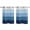 Blue, variant on Turquoise Ombre Kitchen Curtains 63 Inch Length, Farmhouse Vintage Wooden Striped Grommet Top Bedroom Living Room Curtains, Light Filtering Cafe Curtain Drapes 2 Panels Set 84''x63''