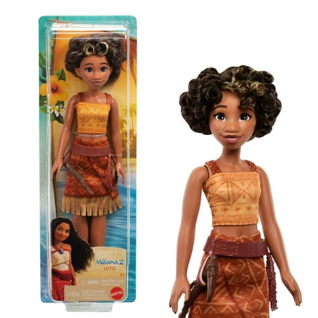 Disney Moana 2 Loto Fashion Doll with 2 Accessories & Removable Outfit, Inspired by Disney’s Moana 2