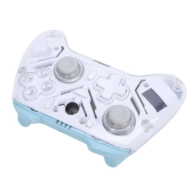 2.4G Wire less Game Controller, Dual Vibration BT PC Gaming Controllers with Hall Effect Triggers and RGB Lighting for Switch OS X Wins, Customizable Via Mobile App
