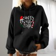 thumbnail image 2 of Sudadera Con Capucha de Navidad Para Mujer Estampado de Manga Larga Bolsillo Casual Jersey Camisa Blusa Odeerbi ODB198093, 2 of 5