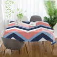 thumbnail image 3 of Yayeee Tablecloths 60" x 108" Rectangle Wrinkle Resistant Party Table Cover, White Geometric, 3 of 8