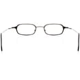 thumbnail image 4 of Unisex Optical Eyewear - Oval Shape, Metal Full Rim, Gunmetal Black, 4 of 4