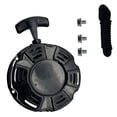 thumbnail image 3 of Mosiee 1Set Recoil Pull Starter With Pull Rope For 3000 Series Engine Sh265 Sh270 Nuts Pull Start Recoil Starter Cord Rope Assembly, 3 of 9
