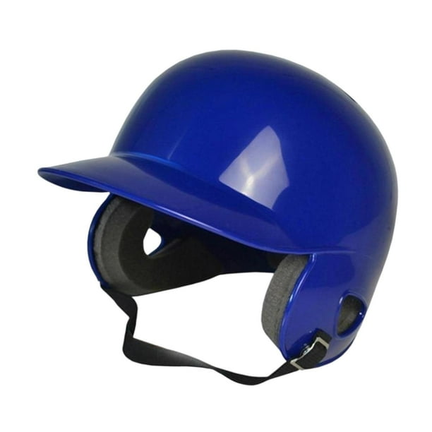 Casco de bateo de béisbol, transpirable, accesorios de lanzamiento, equipo de béisbol, casco de sóftbol, doble protección para los oídos para Azul
