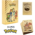 thumbnail image 2 of 5/27/55Pcs Card Gold Sliver Spanish Vmax GX Energy Card Charizard Pikachu Rare Collection Battle Trainer Boys Gift, 2 of 5