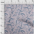 thumbnail image 2 of oneOone Polyester Spandex Light Purple Fabric Floral & Craft Projects Decor Fabric Printed By The Yard 56 Inch Wide, 2 of 4