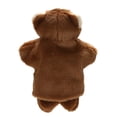 thumbnail image 4 of Encantador oso marioneta de mano bebé niños desarrollo muñeca de juguete de peluche (marrón) Sywqhk libre de BPA, 4 of 9