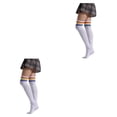 thumbnail image 2 of Minnieouse Medias pantimedias coloridas calcetería calcetines largos Iris calentador muslo alto regalos para carnaval mujer vestido fiesta tipo 19 Tipo 19 2piezas Minnieouse CBP381243, 2 of 6