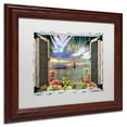 thumbnail image 2 of Trademark Fine Art 'Window to Paradise III' Matted Framed Art by Leo Kelly, 2 of 4