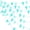 Aqua Green, variant on 32Ft Italian Summer Wavy Floral Pennant Banner, Fabric Triangle Flag Garland for Summer Birthday Baby Shower Party Decor