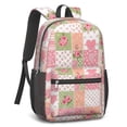 thumbnail image 2 of Pioneer Flower Floral Print Pattern 17" School Backpacks for Teens,Waterproof Oxford Fabric,S-Shape Padded Straps for School,Travel,Hiking,Camping, 2 of 5