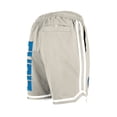 thumbnail image 3 of Men's New Era Light Beige Detroit Lions Stone Multi Patch Shorts, 3 of 5