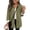 Army Green, variant on Womens Loose Leopard Print Button Down Shirt Long Sleeve Collared Blouse Casual Tunic Top Relaxed Fit Front Closure Black 2XL