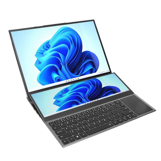 Computadora Portátil De Pantalla Dual De 32 GB Y 128 GB Con ProcesadorCore I7, Pantalla Principal HD De 16 Pulgadas, Pantalla Secundaria Táctil De 14 Pulgadas, Funciones