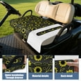 thumbnail image 4 of Flowers Style Golf Cart Seat Cover Blanket 51" x 31" for Golf Cart Front Seat Microfiber Fabric Keeps Seats Cool in Summer, 4 of 8