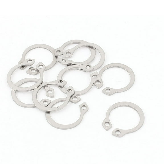 10pcs 304 Stainless Steel External Circlip Retaining Shaft Snap Rings 14mm