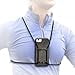 thumbnail image 3 of Rooster Wrap Black - Retractable Cell Phone Holder - Mobile Phone Chest Mount - Universal Cell Phone Accessory - Smart Phone Harness - Body Lanyard, 3 of 4