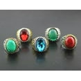 thumbnail image 6 of EOEMY Wholesale Mixed Lots 30Pcs Natural Stone Glass Rings Fashion Jewelry Cool Gifts, 6 of 6