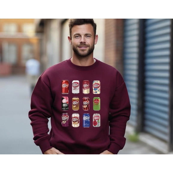 Dr Pepper Flavors Sweatshirt, Dr Pepper Lover , Dr Pepper Soda Can Sweatshirt, Soda Lover Shirt, Dr Pepper Sweatshirt Tshirt All Size S-5XL