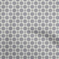 thumbnail image 1 of oneOone Cotton Poplin Dusty Gray Fabric Asian Ornamental Tile Sewing Material Print Fabric By The Yard 56 Inch Wide, 1 of 4