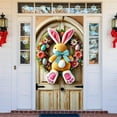thumbnail image 4 of Nilvkv Easter Door Cover, 180x90CM/35.4x70.8" Holiday Bunny Eggs Banner Background Door Curtain for Party Supplies Home Decor, Easter Decorations, 4 of 6