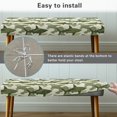 thumbnail image 6 of XYZCANDO Washable Stretch Bench Seat Cover for Living Room Bedroom, Polyester Spandex Elastic Band Chair Seat Protector Cover with Breathable, 6 of 9