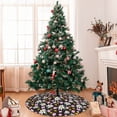 thumbnail image 7 of Sikiie Daisies Flowers 30-48 inches {designName} Print Christmas Tree Skirt Snowman Xmas Tree Skirt with Edge Christmas Decorations for Holiday Party48", 7 of 7