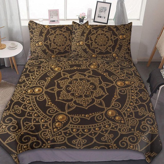 HAHDAXIA Pattern Bedding Solid Comforter Set for All Seasons 3 Pieces(1 Comforter+2 Pillowcases) Soft Microfiber Bedding Set Twin(86"x70")
