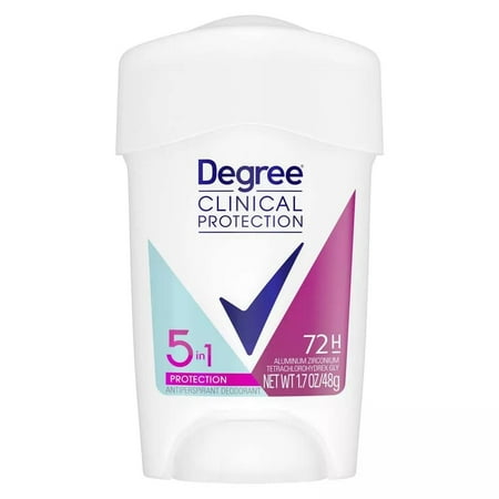 Degree Clinical Protection 5-In-1 Antiperspirant 1.70 Oz (3 Pack)