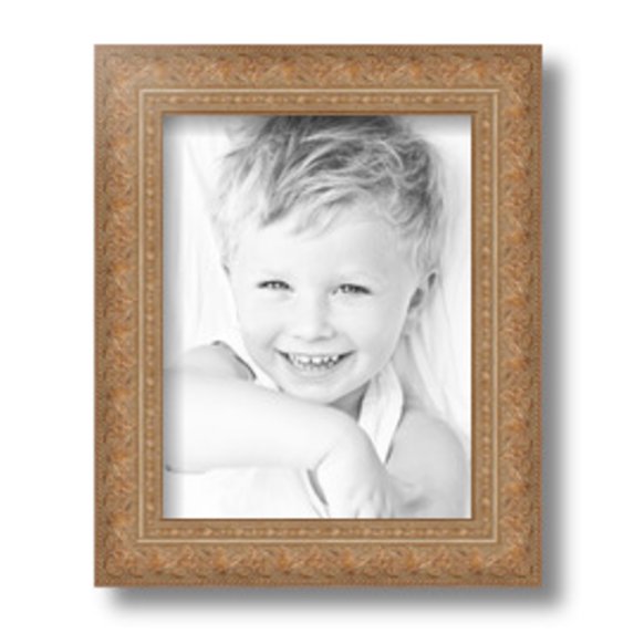 ArtToFrames 7x9" Silver Victorian Emboss Picture Frame, Silver Wood Poster Frame, with Regular Glass and 2 (FBPL-5082)