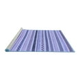thumbnail image 2 of Ahgly Company Machine Washable Indoor Rectangle Abstract Blue Modern Area Rugs, 5' x 7', 2 of 4
