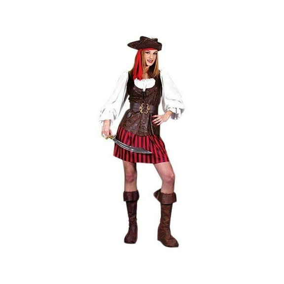 Adult High Seas Buccaneer Pirate Lady Costume