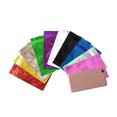 thumbnail image 4 of Bolsa de aluminio de doble cara con autosellado, de color brillante, bolsa de muestra aluminizada, bolsa de envasado de alimentos cosméticos en polvo, 4 of 6