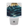 thumbnail image 6 of Yayeee LED Plug in Night Light for The Home with Auto Dusk to Dawn Light Sensors, 2 Pack, Blue Mountains, 6 of 6